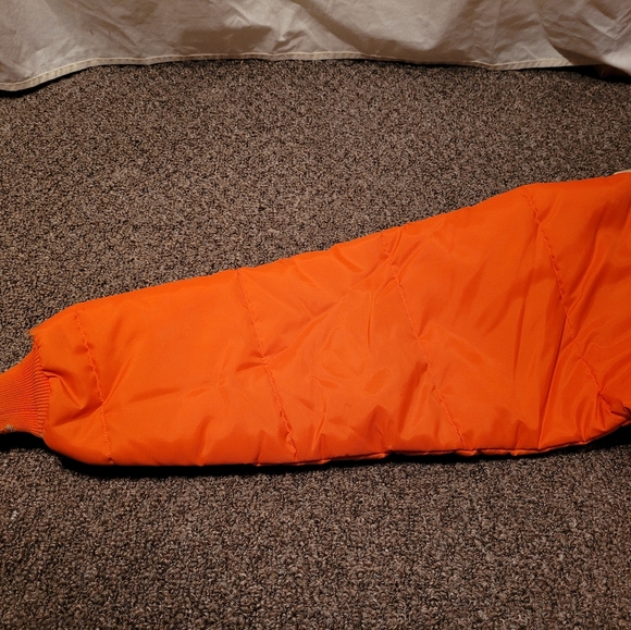 Vtg Swingster Orange Western Ranch Farm Jacket - Picture 6 of 15